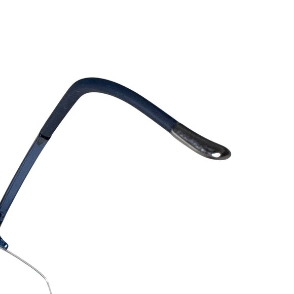 Silhouette SPX 1586 51-16 Womens Blue Half-Rim Eyeglasses Lightweight Frame - Picture 12 of 12